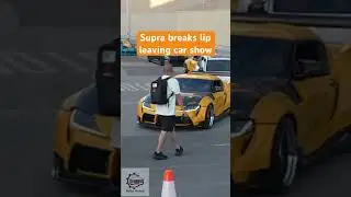 Supra Breaks Lip Leaving Wekfest San Jose 2023 #wekfest #carshow #rollout