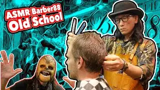 💈🎩✂️💇‍♂️🇳🇴 ASMR Barber88 - Old School!