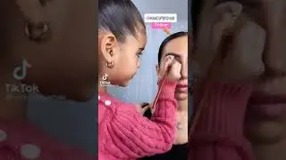 Bambina prodigio che trucca la Mamma by @makeupbyshab (on insta)  | Make up Artist