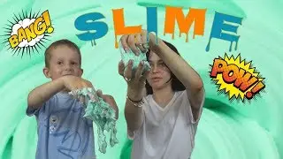 Как сделать СЛАЙМ? Мой ПЕРВЫЙ  SLIME!!!