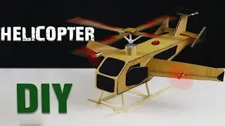 How to Make a Helicopter DIY- Cardboard Helicopter
