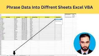 Phrase Data Into multiple Sheets using Excel VBA