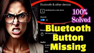 Fix Missing Bluetooth Button in Windows 10 | Quick Bluetooth Troubleshooting for PC & Laptop