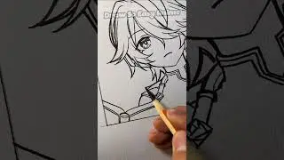 #genshinimpact  #drawsoeasyanime #art #shorts #fyp #viral