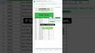 How to use the IF function in Google Sheets! 🙂