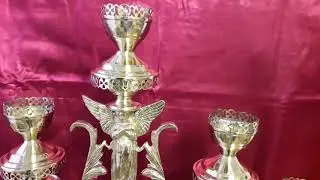 Магазин церковной утвари - Семисвечник большой на ножках 90х80см
