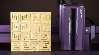 Tetra Spirals puzzle made on Atezr L2 24W laser engraver