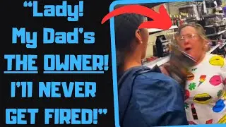 r/IDontWorkHereLady - Karen Pretends to be MANAGER'S WIFE to Fire Me! Gets EMBARASSED.