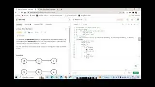 #LeetCode Addition of Two Numbers From #Linked List  TechHacks @Google @Microsoft @amazon
