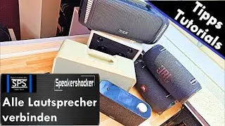 Alle Bluetooth Lautsprecher zusammen laufen lassen, so geht das. Viele Bluetoothlautsprecher koppeln