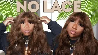 The Best NO LACE Wig for Beginners! || UNICE amazon