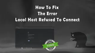 How to fix the error 