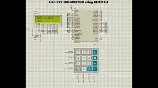 AVR Assembly ATMEGA32 calculator demo