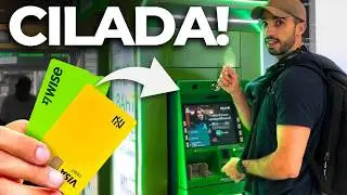 SAQUE NO EXTERIOR Cartão WISE E NOMAD na prática!
