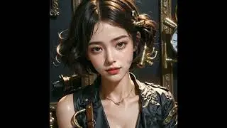 Machinary AI girl created by stable diffusion #shorts #machine #ai #pleasesubscribe #pleaselike