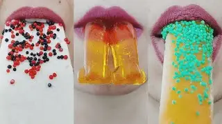 ASMR 2 minutes emoji food eating sounds : ASMR Satisfying emoji food mukbang #asmr #emojifood #food