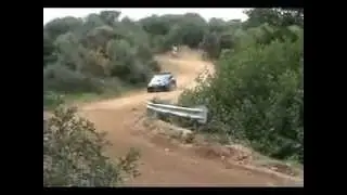 Abarth (Fiat) Grande Punto Super 2000 testing on Gravel
