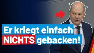 Scholz kriegt einfach NICHTS gebacken! Regierungsbefragung - AfD-Fraktion im Bundestag