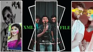 #Video Holi mix song Xml File | Alight motion editing video | Trending xml present | Bhojpuri song