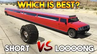 GTA 5 ONLINE  SHORTEST CAR VS LONGEST LIMO WHICH IS BEST