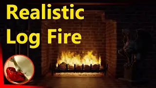 Blender Fire Tutorial: Realistic Log Fire Animation