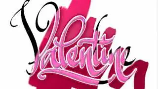 The Magic Brush on a Valentine - digital calligraphy and magic