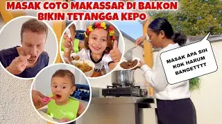 COOKING COTO MAKASSAR ON THE BALCONY, NEIGHBORS WERE NOISY