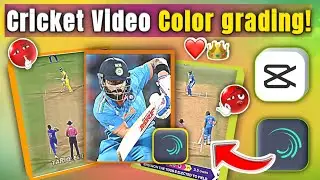 New hdr Viral Cricket Video Color Grading | Amazing 😈 Cricket Video Editing 😎❤️