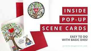 Inside Pop-Up Scene Window Cards