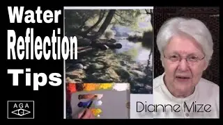 Tips About Sun Reflection On Water And View Under Water By Dianne Mize #art #painting