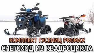 Квадроцикл = Снегоход  комплект для перевоплощения в снегоход от PROMAX