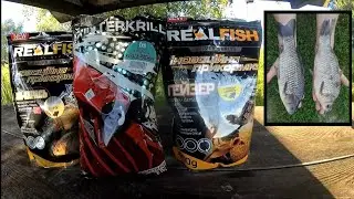 Карась на боковой кивок. Лучшая приманка Realfish