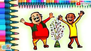 How To Draw #MotuPatlu #Drawing | #Motu #Patlu #CartoonDrawing | Motu Patlu  #Toons #Vootkids