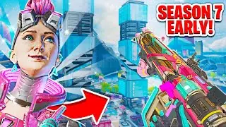 I Played Season 7 EARLY in Apex Legends! (NEW MAP AND HORIZON LEGEND GAMEPLAY)