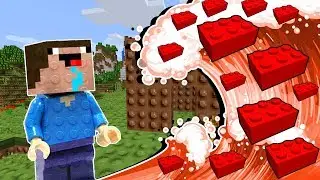 ЛЕГО НУБ ПРОТИВ ЦУНАМИ ИЗ ЛЕГО В МАЙНКРАФТ ! НУБ ТРОЛЛИНГ ЛОВУШКА ОБЗОР МОДА MINECRAFT МУЛЬТИК