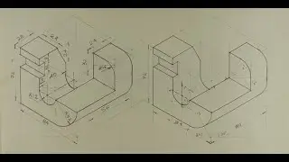 Copy isometric - 24 - Engineering curves - Technical drawing