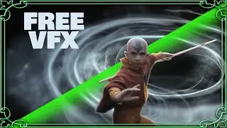 Airbending #03 Tornado / Vortex FREE VFX Greenscreen ◈ Avatar Last airbender inspired effect overlay