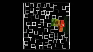 A square bouncing but it gets frozen when the bounces run out.