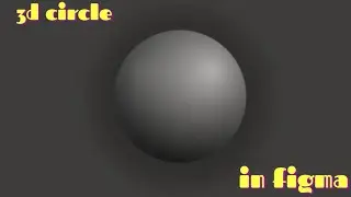 How to make 3d circle in figma | UI/UX designer tutorial 