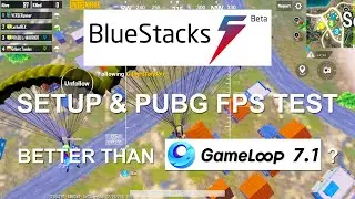 Bluestacks 5 Beta Setup & PUBG Mobile FPS Test |  Lag Fix ? | Better Than Gameloop 7.1 ? | FPS Meter