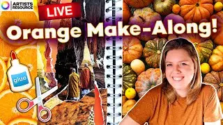 Make Along in ORANGE! 🧡Art, Crafts, Drawing, Paper Craft, Journal, Inspiration & Color Psychology