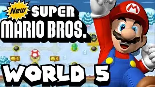 New Super Mario Bros. DS | World 5 w/ Mario - Shiruetto The Gamer