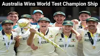 Australia Wins World Test Champion Ship