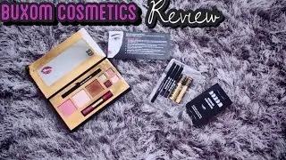 Buxom cosmetics 9 piece full face review// bumble bee inspired outfit?  Oops!