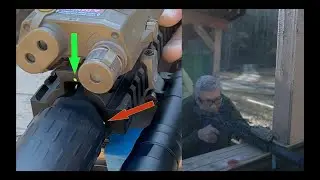 Will a Huxwrx Flow556k tighten itself on a rifle?