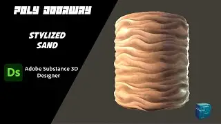 Stylized Sand - Substance Designer 3D