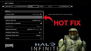 Hot Fix for Disabled Display Adapter [Halo Infinite]