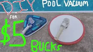 Build a pool vacuum out of junk!