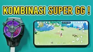 Genshin Impact on Realme GT Neo 3 Mediatek Dimensity 8100 + Fan Cooler GG banget Very High 60 FPS