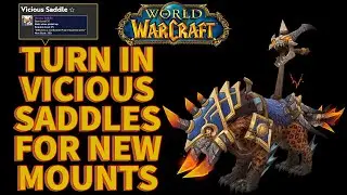 How to get New PVP Mounts with Vicious Saddles.. World of Warcraft